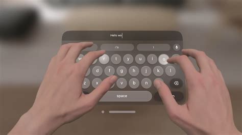 apple vision pro supports virtual typing navigation  hand gestures  eye movements
