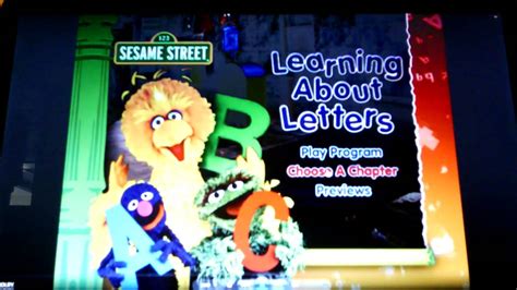 sesame street learning  letters youtube