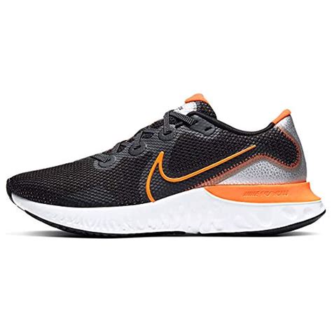 Nike Mens Renew Run Running Shoe 10 5 Black Orange Grey