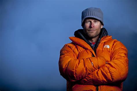 climber conrad anker    commencement podium daily utah chronicle