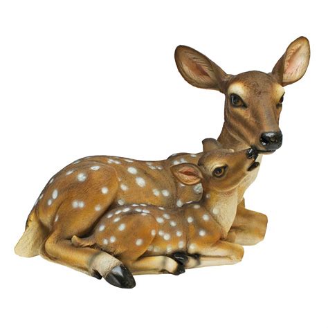 design toscano mothers love doe and fawn statue and reviews wayfair