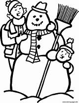 Coloring Pages Winter Snowman 055c Snowy Clipart Making Printable Library Gingerbread Color Book Man Seasons Info Clip Christmas Popular sketch template