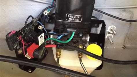 mercruiser trim pump noise youtube