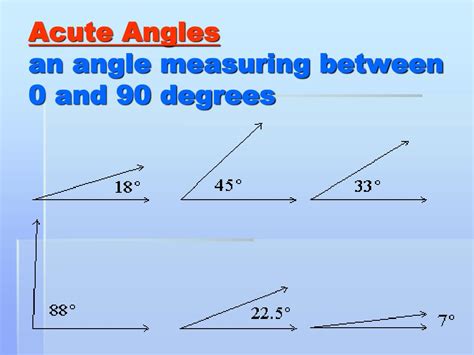 classification  angles powerpoint