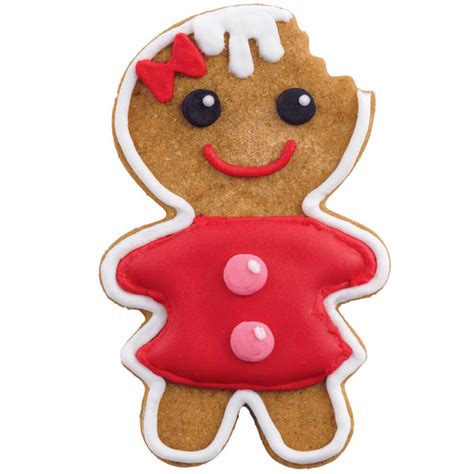 Irresistible Gingerbread Girl Cookie Wilton
