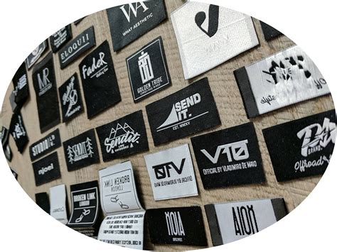 custom clothing labels  high quality garment woven