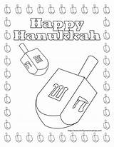 Coloring Hanukkah Dreidel Pages Happy Printable Thriftymommastips Color Kids Print Printables Getcolorings Behance sketch template