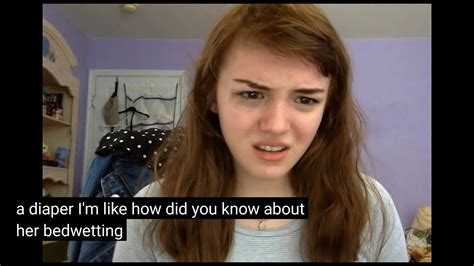 girl tells the whole world about her mom s bed wetting youtube