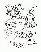 Coloring Pages Pokemon Turtwig Getdrawings sketch template
