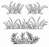 Grass Coloring Outline Clipart Pages Drawing Well Grow So Draw Printable Color Clip Green Realistic Drawings Template Long Colorluna Colouring sketch template