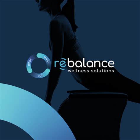 designs rebalance wellness solutions   captivating logo logo