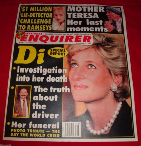 Anorak News March 5 1996 National Enquirer Tabloid Magazine Princess