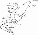 Coloring Fairies Tinkerbell Disney Pages Fairy Iridessa sketch template
