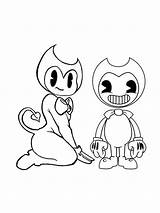 Bendy Coloringpagesonly sketch template