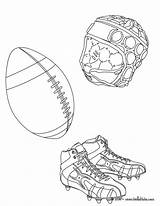 Rugby Ball Coloring Pages Colorir Chuteira Template Visitar sketch template
