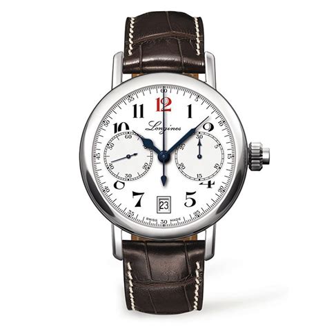 Longines Heritage Collection White Dial Chronograph Mens Watch
