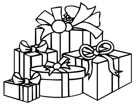 xmas coloring pages merry christmas coloring pages christmas present