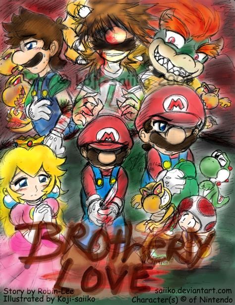 Mario Comic Brotherly Love By Saiiko On Deviantart