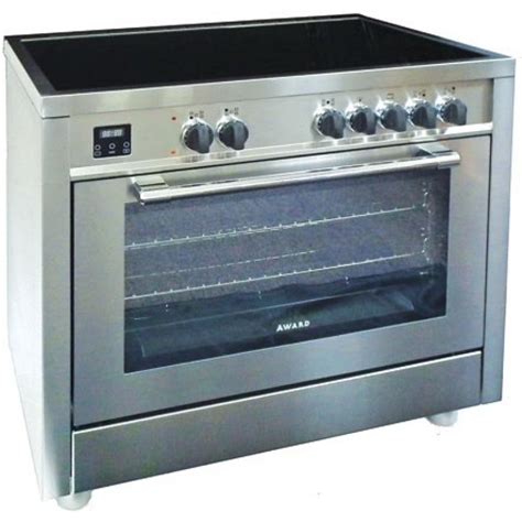 award cm ceramic hob electric oven freestanding cooker ac