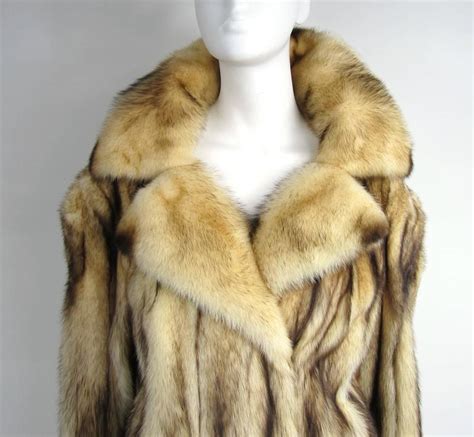 stunning russian fitch fur coat at 1stdibs fitch fur coat value