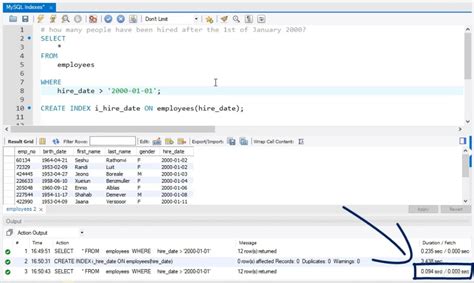 working with indexes in mysql 365 data science