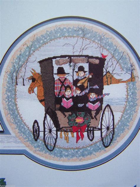 P Buckley Moss Cross Stitch Embroidery Pattern Christmas