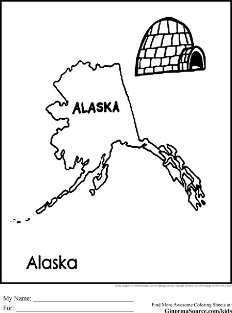 alaska coloring pages coloring home