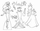 Princess Coloring Ariel Pages Disney Baby Paper Doll Dolls Color Printable Kids Fresh Template 2124 Print Printables Own Yourself куклы sketch template