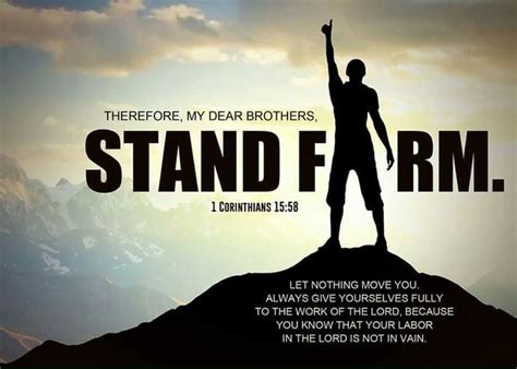 stand firm   lord christian messenger