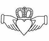 Claddagh Ring Getdrawings Drawing Its sketch template