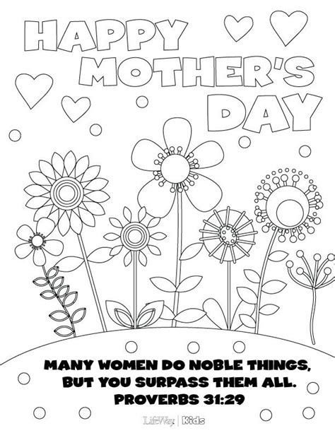 mothers day coloring pages kids ministry dedicated  helping kids
