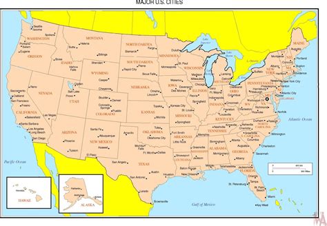 map  usa  cities topographic map  usa  states