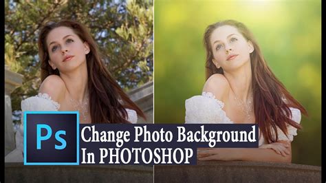 adding background   photo easily photoshop tutorial youtube