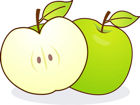 Green Apple Clip Art Wikiclipart