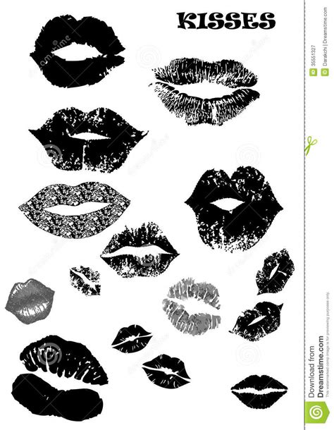vector kisses stock vector illustration of love make 35551327
