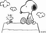 Snoopy Coloring Pages Template Ace Flying sketch template