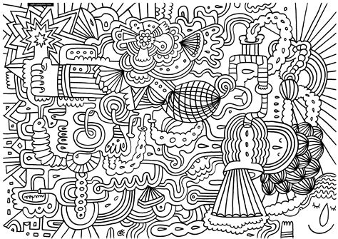 doodle art  print   doodle art kids coloring pages