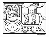 Easter Coloring Pages Train Bunny sketch template