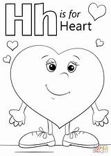 Letter Coloring Heart Pages Preschool Printable Alphabet Horse Supercoloring Worksheet Sheets Colouring Worksheets Letters Kids Words Crafts Styles Valentines Puzzle sketch template