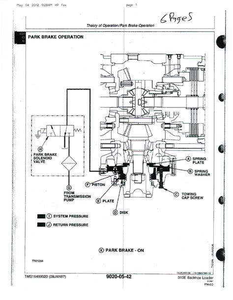qa john deere  parking brake troubleshooting parts diagram