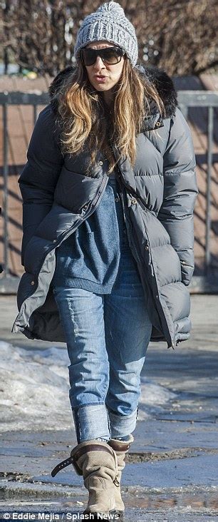 doting mother sarah jessica parker looks stylish as she walks with her