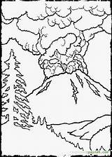 Coloring Pages Geology Volcano Hawaii Science Color Earth Getcolorings Sheets sketch template