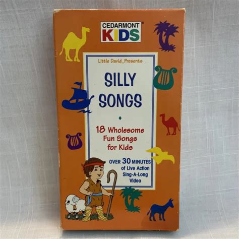 cedarmont kids silly songs vhs video  action  songs