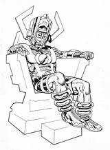 Galactus Byrne Marvel Drawing Projection Stolen sketch template
