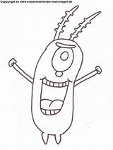 Plankton Coloring Spongebob Pages Cartoon Sheets Drawing Bob Do Patch Sponge Button Visit Getdrawings Cool sketch template