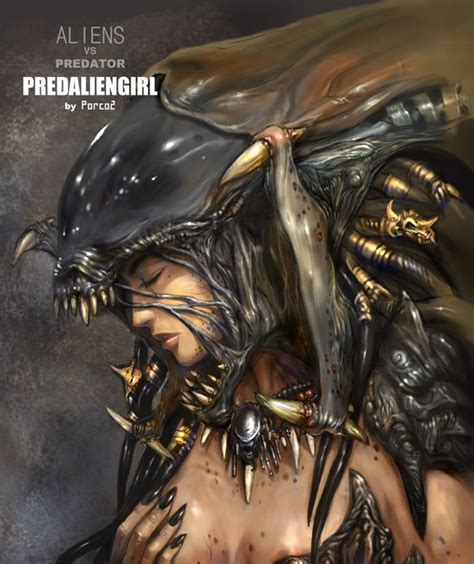 alien human hybrid female allan s vs predators pinterest aliens