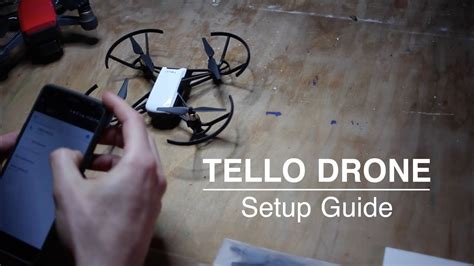 tello drone setup guide connect tello drone  phone youtube