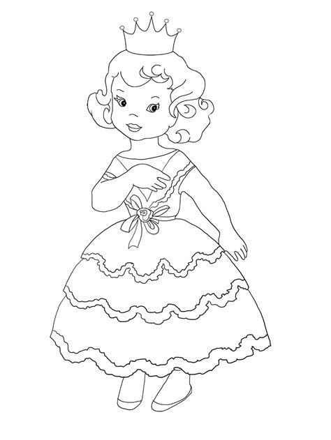animine cute princess pages coloring pages