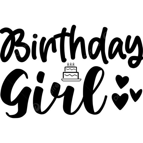 girl birthday banner vector art png birthday girl birthday svg
