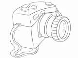 Camera Coloring Pages Kids Drawing Polaroid Necessities Daily Printable Colouring Color Clipart Print Getdrawings Popular Library Getcolorings sketch template